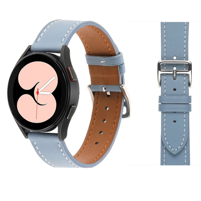 Bracelet de montre en cuir à armure toile, For Samsung Galaxy Watch5 Pro 45mm/5 44mm/5 40mm
