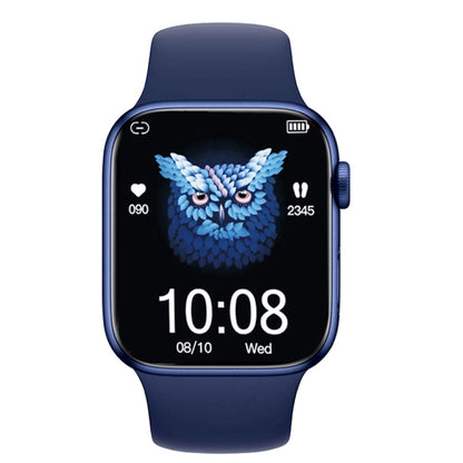 W17 Pro Max Montre intelligente en silicone avec rappel de message d'appel Bluetooth 1,9 pouces