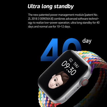 W17 Pro Max Montre intelligente en silicone avec rappel de message d'appel Bluetooth 1,9 pouces