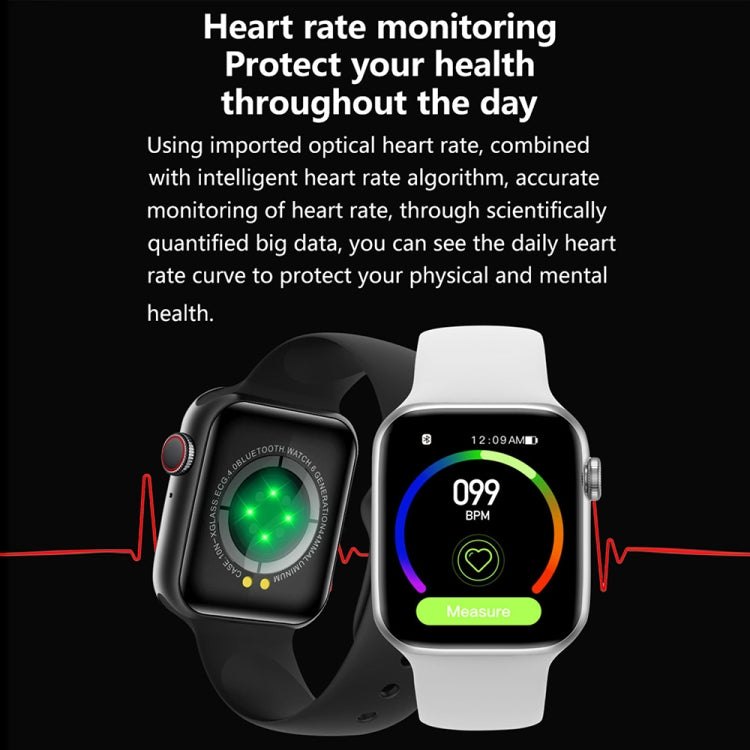 W17 Pro Max Montre intelligente en silicone avec rappel de message d'appel Bluetooth 1,9 pouces