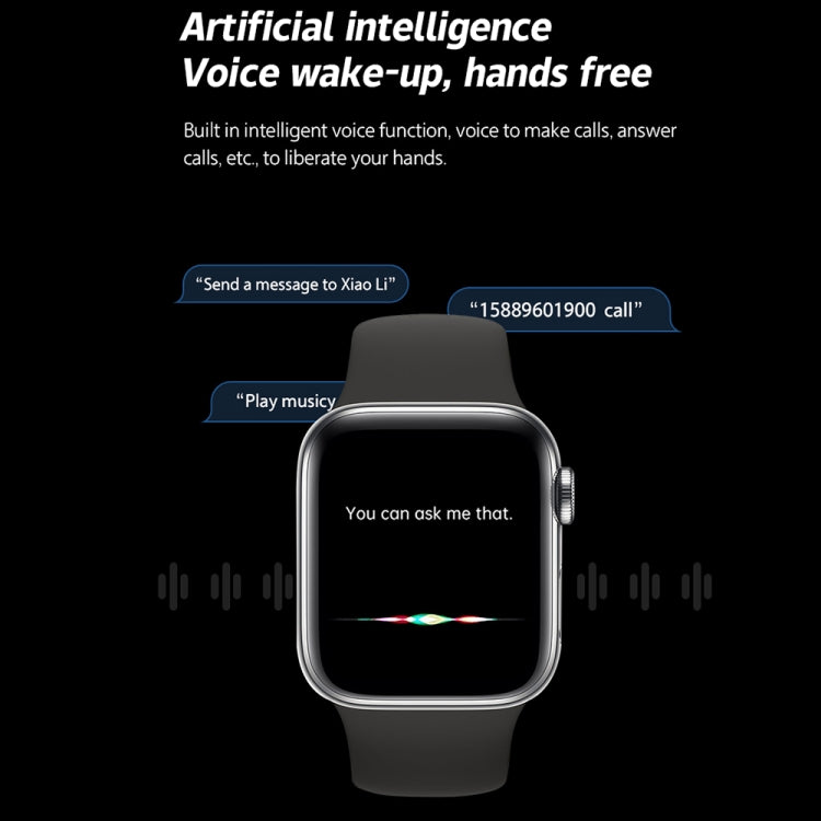 W17 Pro Max Montre intelligente en silicone avec rappel de message d'appel Bluetooth 1,9 pouces