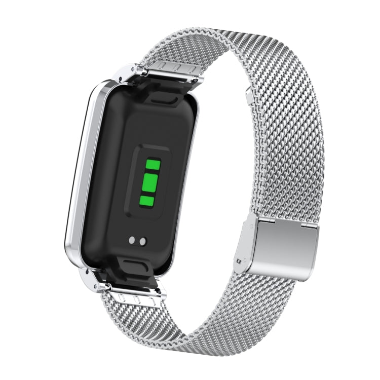 Bracelet de montre en acier et métal à boucle de Milan, For Xiaomi Mi Band 7 Pro