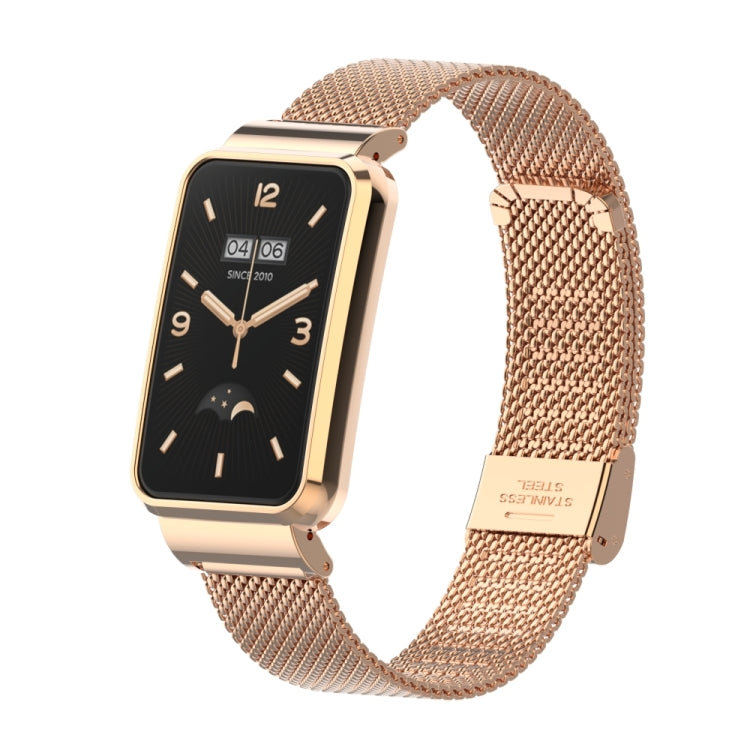 Bracelet de montre en acier et métal à boucle de Milan, For Xiaomi Mi Band 7 Pro