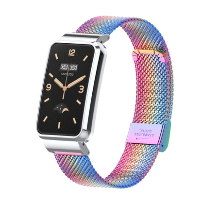 Bracelet de montre en acier et métal à boucle de Milan, For Xiaomi Mi Band 7 Pro