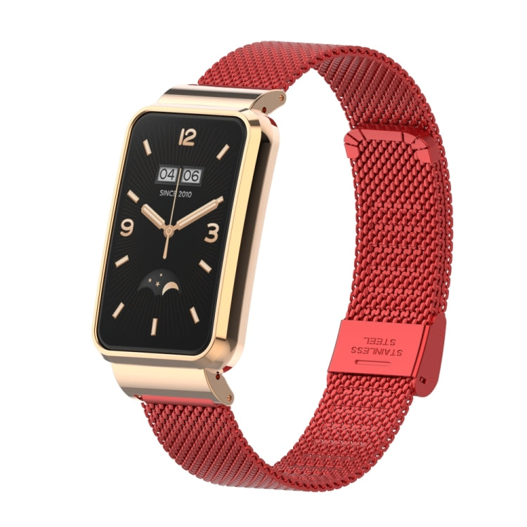 Bracelet de montre en acier et métal à boucle de Milan, For Xiaomi Mi Band 7 Pro