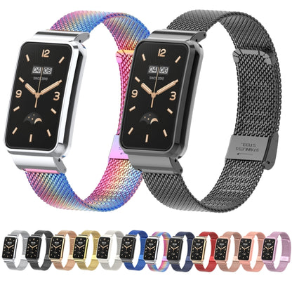 Bracelet de montre en acier et métal à boucle de Milan, For Xiaomi Mi Band 7 Pro