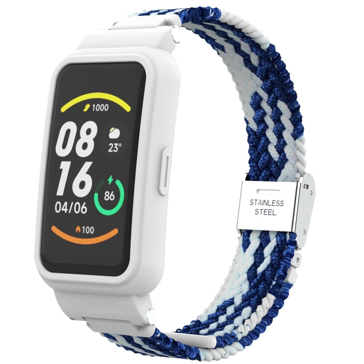 Bracelet de montre à boucle en nylon tressé, For Xiaomi Mi Band 7 Pro