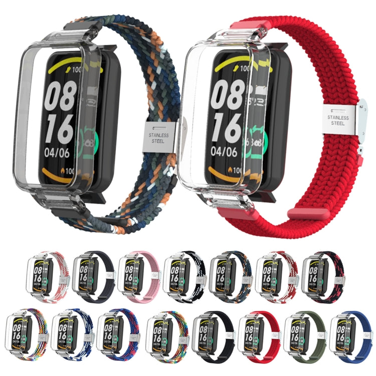 Bracelet de montre à boucle en nylon tressé, For Xiaomi Mi Band 7 Pro