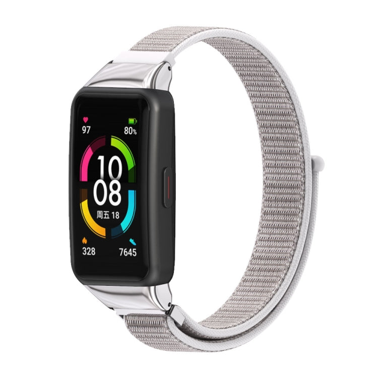 Bracelet de montre en nylon respirant Mijobs, For Huawei Band 6 / Honor Band 6