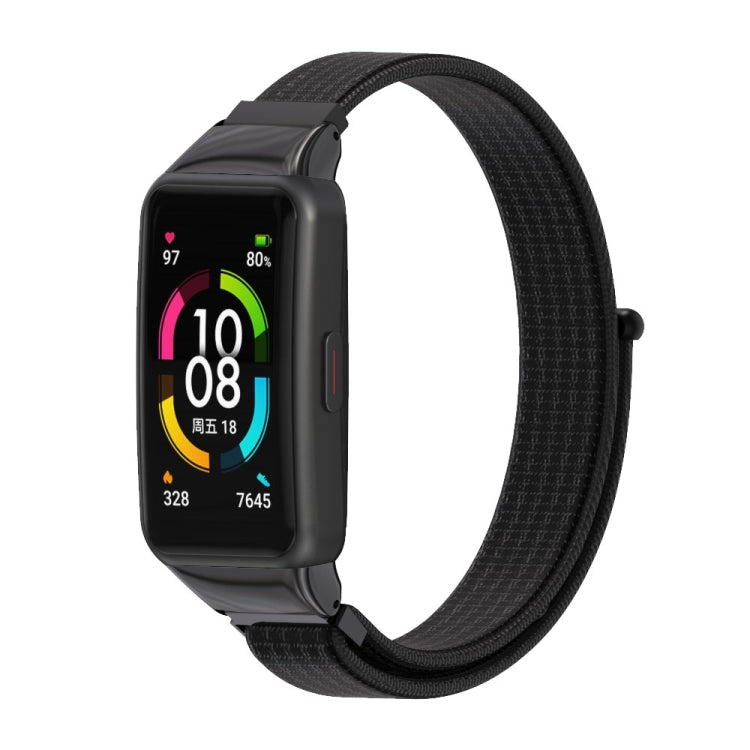 Bracelet de montre en nylon respirant Mijobs, For Huawei Band 6 / Honor Band 6