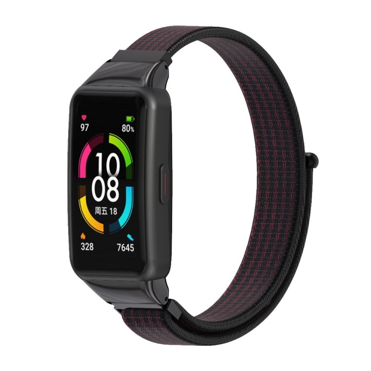 Bracelet de montre en nylon respirant Mijobs, For Huawei Band 6 / Honor Band 6