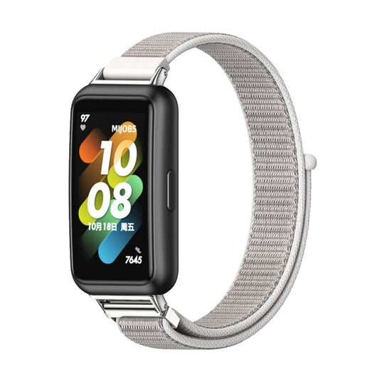 Bracelet de montre en nylon respirant Mijobs, For Huawei Band 7 / 7 NFC