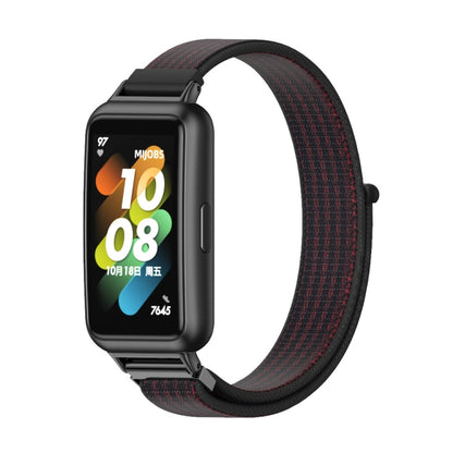 Bracelet de montre en nylon respirant Mijobs, For Huawei Band 7 / 7 NFC