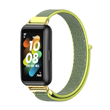 Bracelet de montre en nylon respirant Mijobs, For Huawei Band 7 / 7 NFC