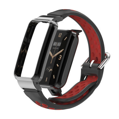 Bracelet de montre en silicone avec cadre en métal, For Xiaomi Mi Band 7 Pro