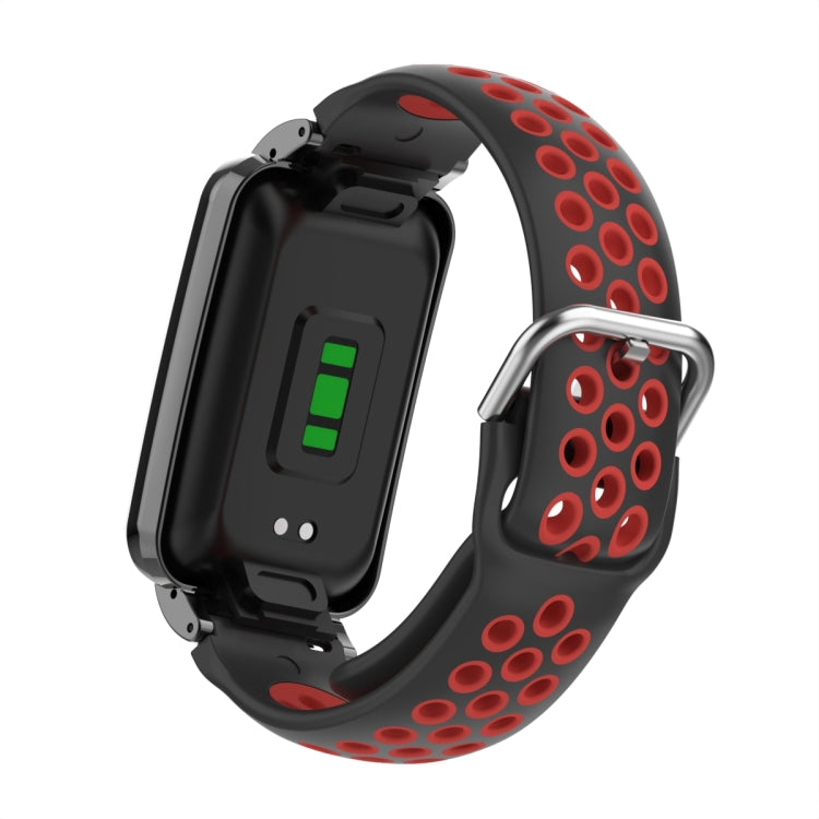Bracelet de montre en silicone avec cadre en métal, For Xiaomi Mi Band 7 Pro