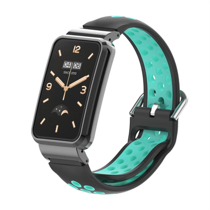 Bracelet de montre en silicone avec cadre en métal, For Xiaomi Mi Band 7 Pro