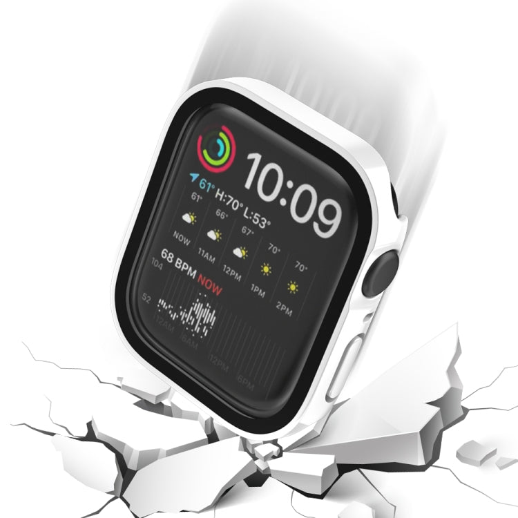 Cadre PC Life Waterproof 2 en 1 + étui de protection en verre trempé, For Apple Watch Series 9 / 8 / 7 45mm, For Apple Watch Series 9 / 8 / 7 41mm, For Apple Watch Series 6 / 5 / 4 / SE 44mm, For Apple Watch Series 6 / 5 / 4 / SE 40mm