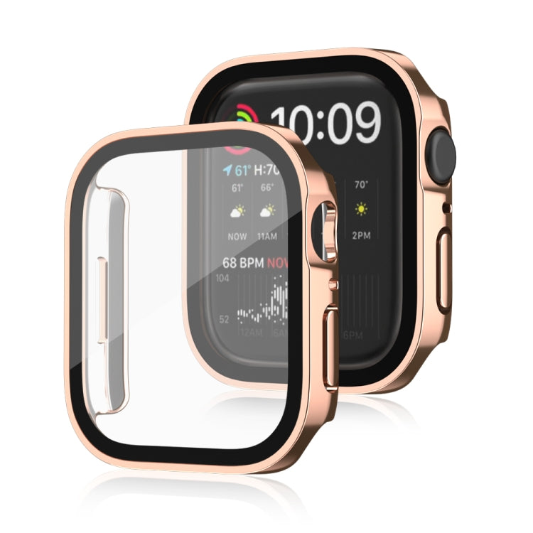 Cadre PC Life Waterproof 2 en 1 + étui de protection en verre trempé, For Apple Watch Series 9 / 8 / 7 45mm, For Apple Watch Series 9 / 8 / 7 41mm, For Apple Watch Series 6 / 5 / 4 / SE 44mm, For Apple Watch Series 6 / 5 / 4 / SE 40mm