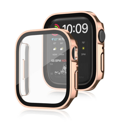 Cadre PC Life Waterproof 2 en 1 + étui de protection en verre trempé, For Apple Watch Series 9 / 8 / 7 45mm, For Apple Watch Series 9 / 8 / 7 41mm, For Apple Watch Series 6 / 5 / 4 / SE 44mm, For Apple Watch Series 6 / 5 / 4 / SE 40mm