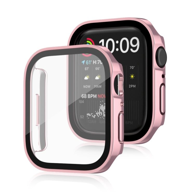 Cadre PC Life Waterproof 2 en 1 + étui de protection en verre trempé, For Apple Watch Series 9 / 8 / 7 45mm, For Apple Watch Series 9 / 8 / 7 41mm, For Apple Watch Series 6 / 5 / 4 / SE 44mm, For Apple Watch Series 6 / 5 / 4 / SE 40mm
