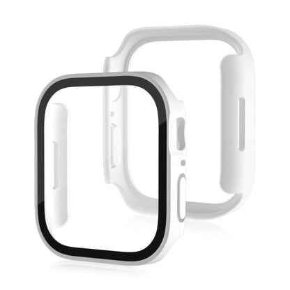 Cadre PC 2 en 1 givré étanche Life + étui de protection en verre trempé, For Apple Watch Series 9 / 8 / 7 45mm, For Apple Watch Series 9 / 8 / 7 41mm, For Apple Watch Series 6 / 5 / 4 / SE 44mm, For Apple Watch Series 6 / 5 / 4 / SE 40mm               ...