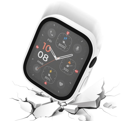 Cadre PC 2 en 1 givré étanche Life + étui de protection en verre trempé, For Apple Watch Series 9 / 8 / 7 45mm, For Apple Watch Series 9 / 8 / 7 41mm, For Apple Watch Series 6 / 5 / 4 / SE 44mm, For Apple Watch Series 6 / 5 / 4 / SE 40mm               ...