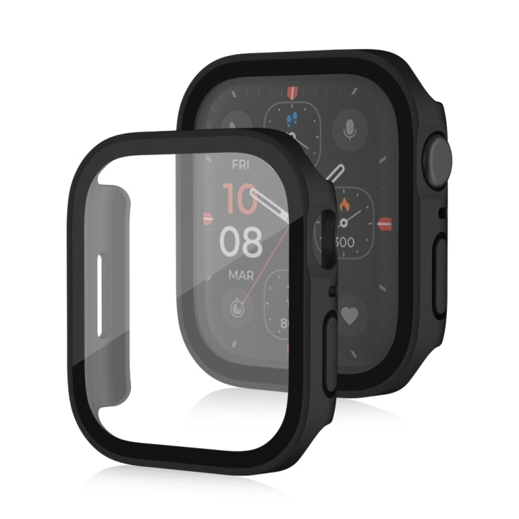 Cadre PC 2 en 1 givré étanche Life + étui de protection en verre trempé, For Apple Watch Series 9 / 8 / 7 45mm, For Apple Watch Series 9 / 8 / 7 41mm, For Apple Watch Series 6 / 5 / 4 / SE 44mm, For Apple Watch Series 6 / 5 / 4 / SE 40mm               ...