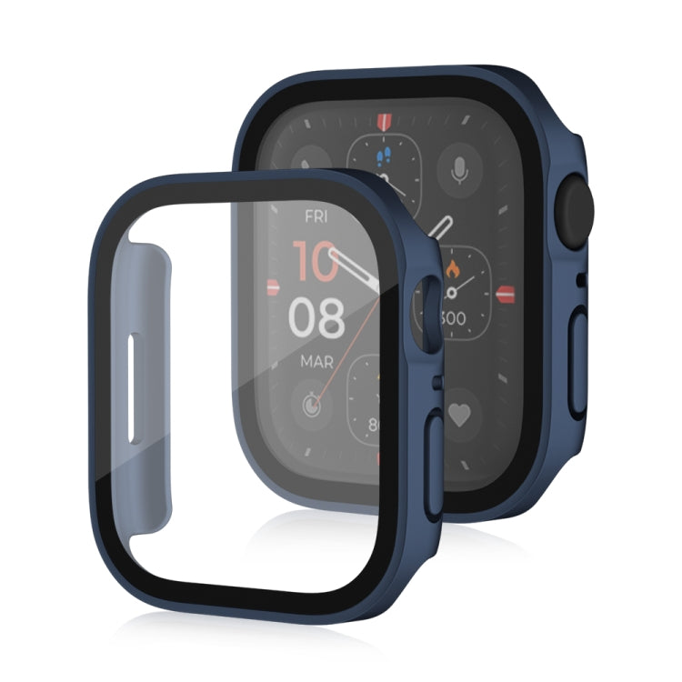 Cadre PC 2 en 1 givré étanche Life + étui de protection en verre trempé, For Apple Watch Series 9 / 8 / 7 45mm, For Apple Watch Series 9 / 8 / 7 41mm, For Apple Watch Series 6 / 5 / 4 / SE 44mm, For Apple Watch Series 6 / 5 / 4 / SE 40mm               ...