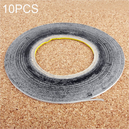 Lot de 10 rubans adhésifs double face pour réparation d'écran tactile de téléphone, longueur : 50 m.