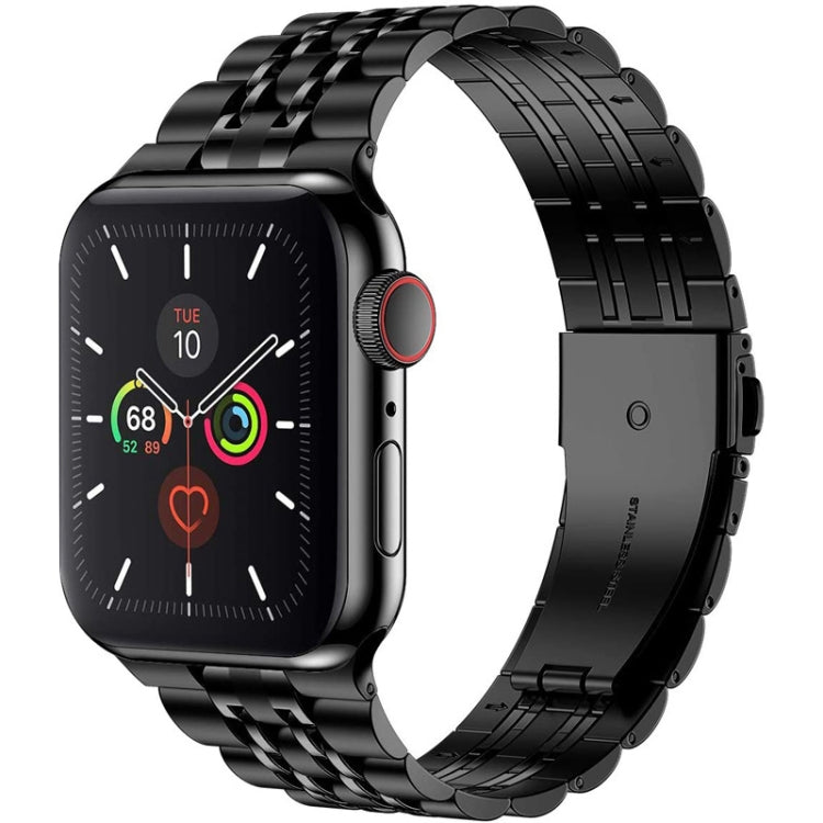 Bracelet de montre en acier inoxydable ultra-mince à sept perles pour la série Apple Watch, 7 45mm / 6&SE&5&4 44mm / 3&2&1 42mm, 7 41mm / 6&SE&5&4 40mm / 3&2&1 38mm