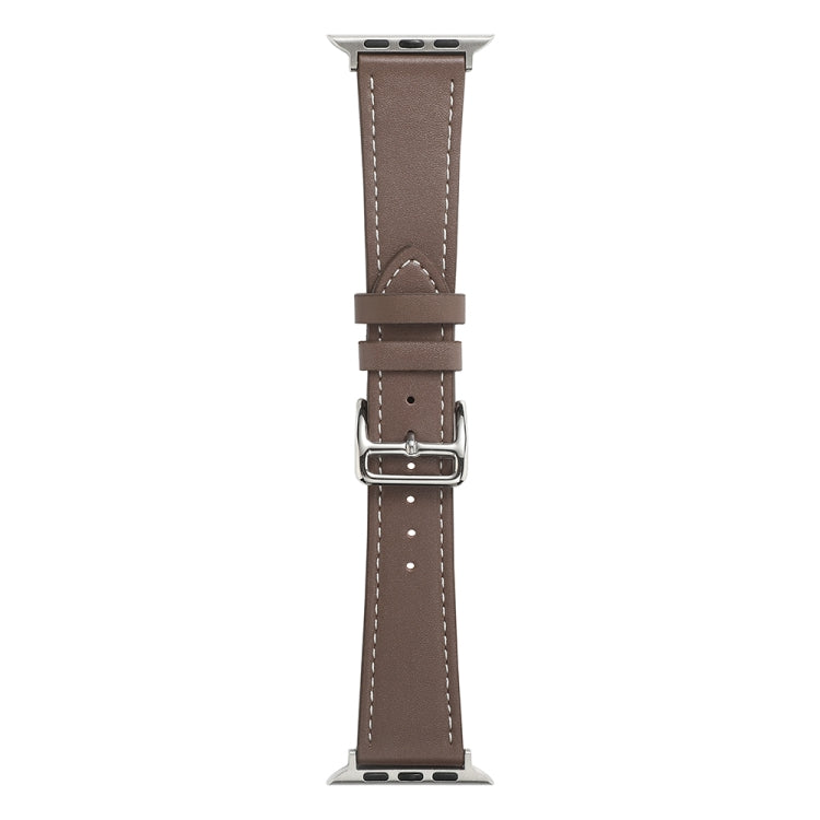 Bracelet de montre en cuir microfibre à tour unique pour la série Apple Watch, 7 45mm / 6&SE&5&4 44mm / 3&2&1 42mm, 7 41mm / 6&SE&5&4 40mm / 3&2&1 38mm