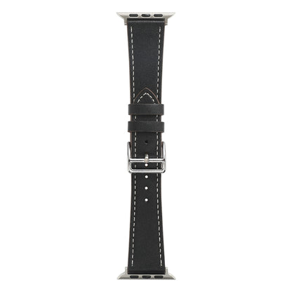 Bracelet de montre en cuir microfibre à tour unique pour la série Apple Watch, 7 45mm / 6&SE&5&4 44mm / 3&2&1 42mm, 7 41mm / 6&SE&5&4 40mm / 3&2&1 38mm