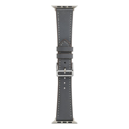 Bracelet de montre en cuir microfibre à tour unique pour la série Apple Watch, 7 45mm / 6&SE&5&4 44mm / 3&2&1 42mm, 7 41mm / 6&SE&5&4 40mm / 3&2&1 38mm