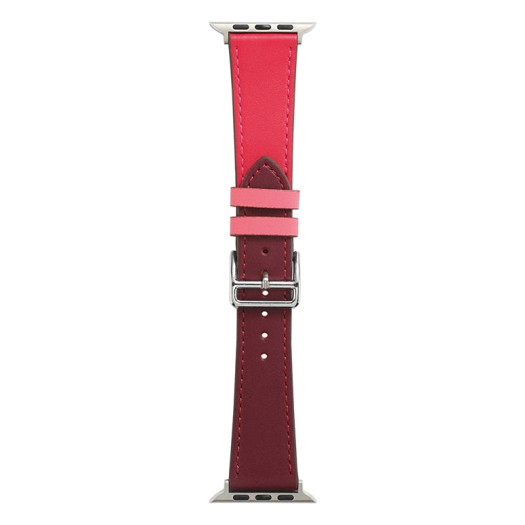 Bracelet de montre en cuir microfibre à tour unique pour la série Apple Watch, 7 45mm / 6&SE&5&4 44mm / 3&2&1 42mm, 7 41mm / 6&SE&5&4 40mm / 3&2&1 38mm