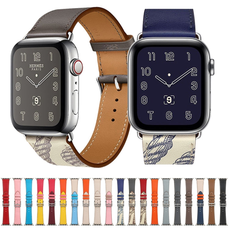 Bracelet de montre en cuir microfibre à tour unique pour la série Apple Watch, 7 45mm / 6&SE&5&4 44mm / 3&2&1 42mm, 7 41mm / 6&SE&5&4 40mm / 3&2&1 38mm