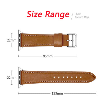 Bracelet de montre en cuir microfibre à tour unique pour la série Apple Watch, 7 45mm / 6&SE&5&4 44mm / 3&2&1 42mm, 7 41mm / 6&SE&5&4 40mm / 3&2&1 38mm