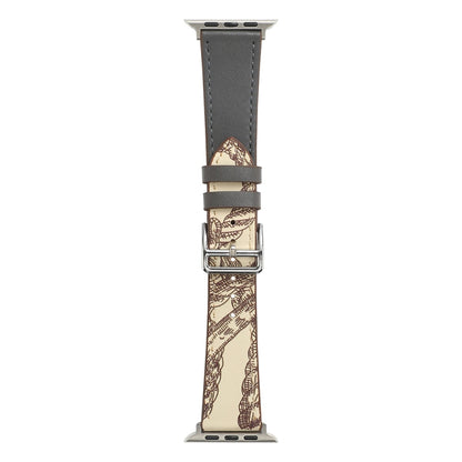Bracelet de montre en cuir microfibre à tour unique pour la série Apple Watch, 7 45mm / 6&SE&5&4 44mm / 3&2&1 42mm, 7 41mm / 6&SE&5&4 40mm / 3&2&1 38mm