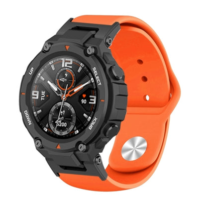 Bracelet de montre à boucle inversée en silicone, For Amazfit T-Rex / T-Rex Pro / Ares