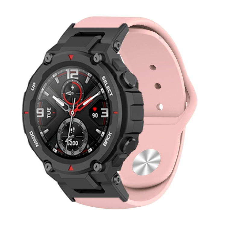 Bracelet de montre à boucle inversée en silicone, For Amazfit T-Rex / T-Rex Pro / Ares