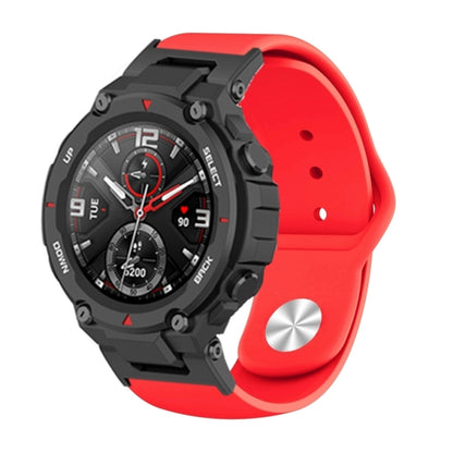 Bracelet de montre à boucle inversée en silicone, For Amazfit T-Rex / T-Rex Pro / Ares