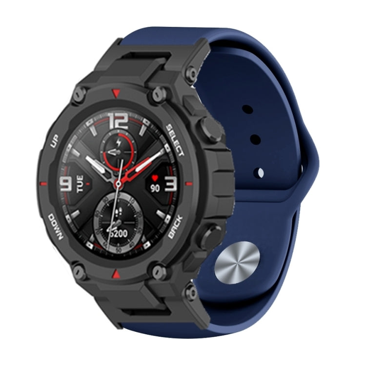 Bracelet de montre à boucle inversée en silicone, For Amazfit T-Rex / T-Rex Pro / Ares