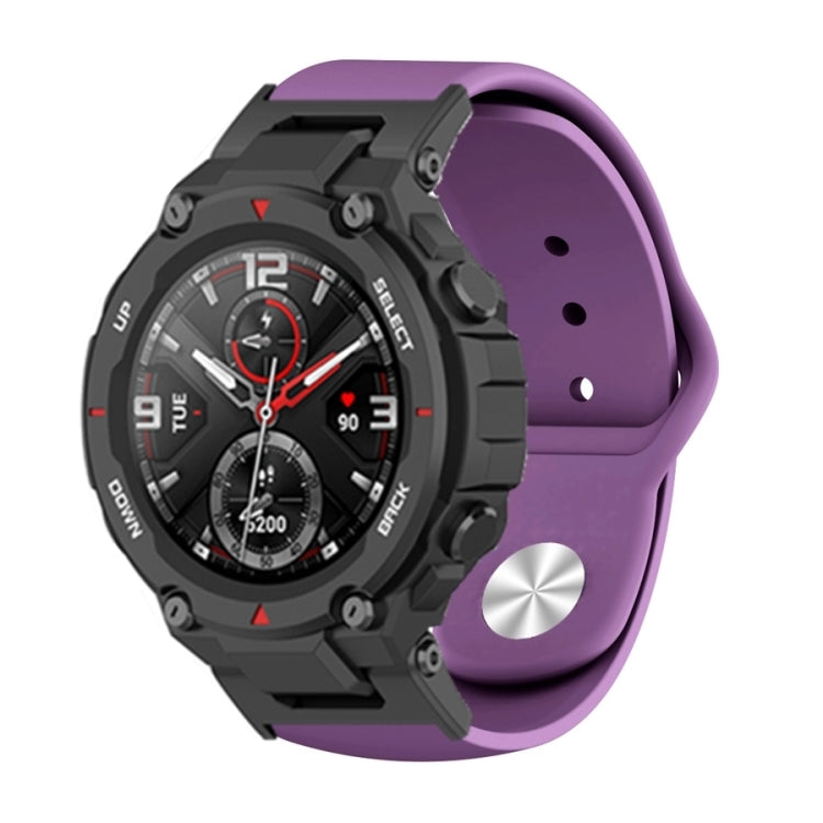 Bracelet de montre à boucle inversée en silicone, For Amazfit T-Rex / T-Rex Pro / Ares