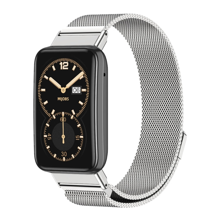 Mijobs Milan Bracelet de montre magnétique en acier inoxydable, For Xiaomi Mi Band 7 Pro