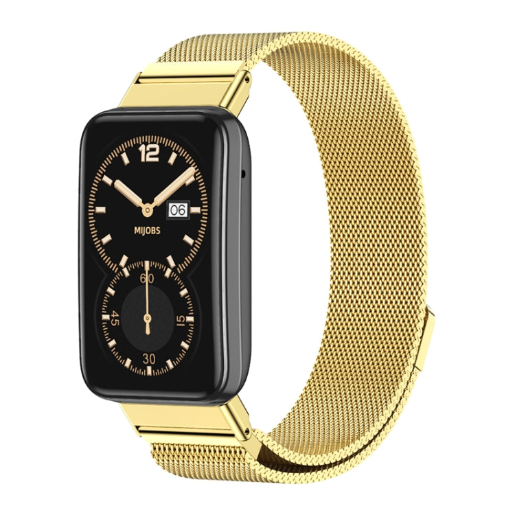 Mijobs Milan Bracelet de montre magnétique en acier inoxydable, For Xiaomi Mi Band 7 Pro
