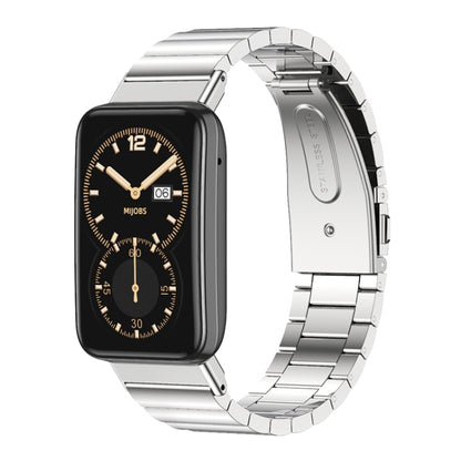 Bracelet de montre en métal en acier inoxydable et bambou Mijobs, For Xiaomi Mi Band 7 Pro