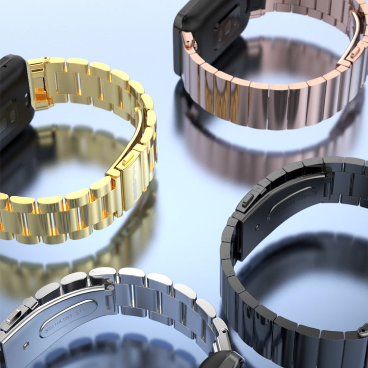 Bracelet de montre en métal en acier inoxydable et bambou Mijobs, For Xiaomi Mi Band 7 Pro