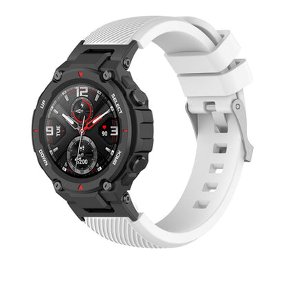 Bracelet de montre en silicone sergé, For Amazfit T-Rex / T-Rex Pro / Ares
