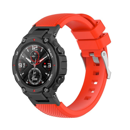 Bracelet de montre en silicone sergé, For Amazfit T-Rex / T-Rex Pro / Ares