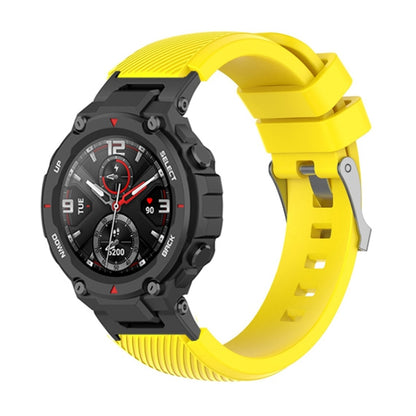 Bracelet de montre en silicone sergé, For Amazfit T-Rex / T-Rex Pro / Ares